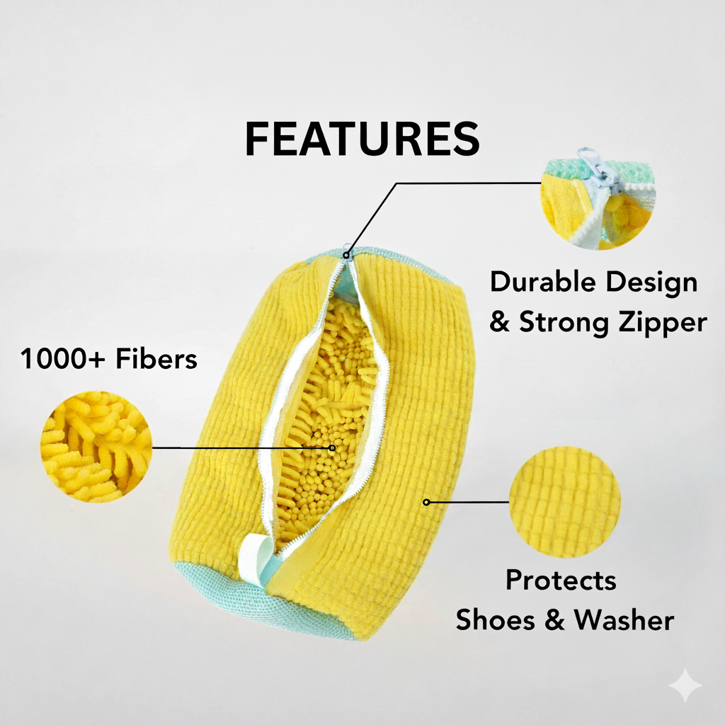 CleanStride® Shoe Laundry Bag