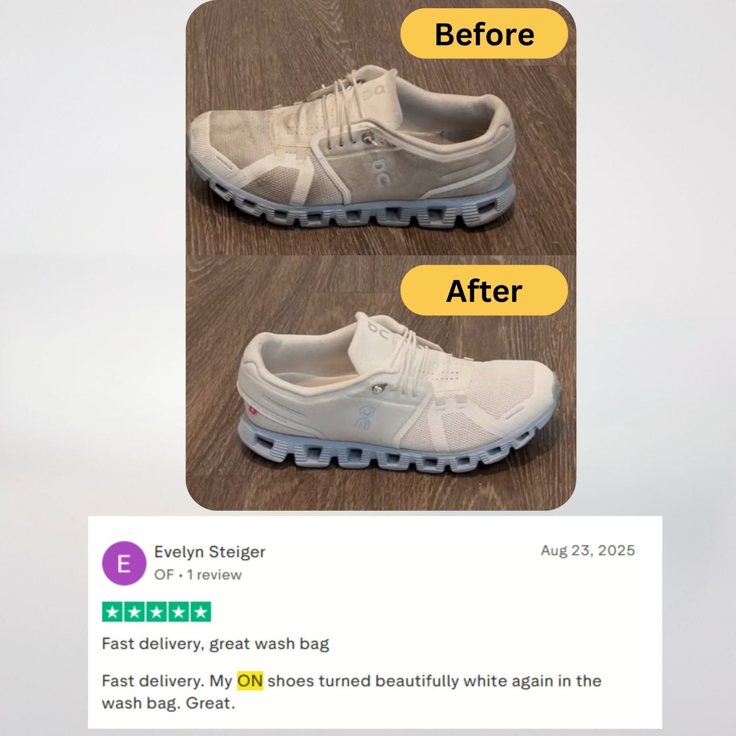 CleanStride® Shoe Laundry Bag